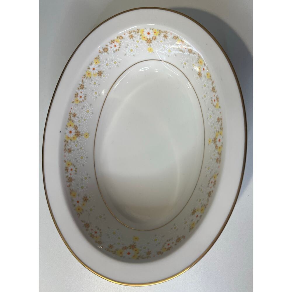 Vintage Noritake Fragrance Ivory China Oval Bowl